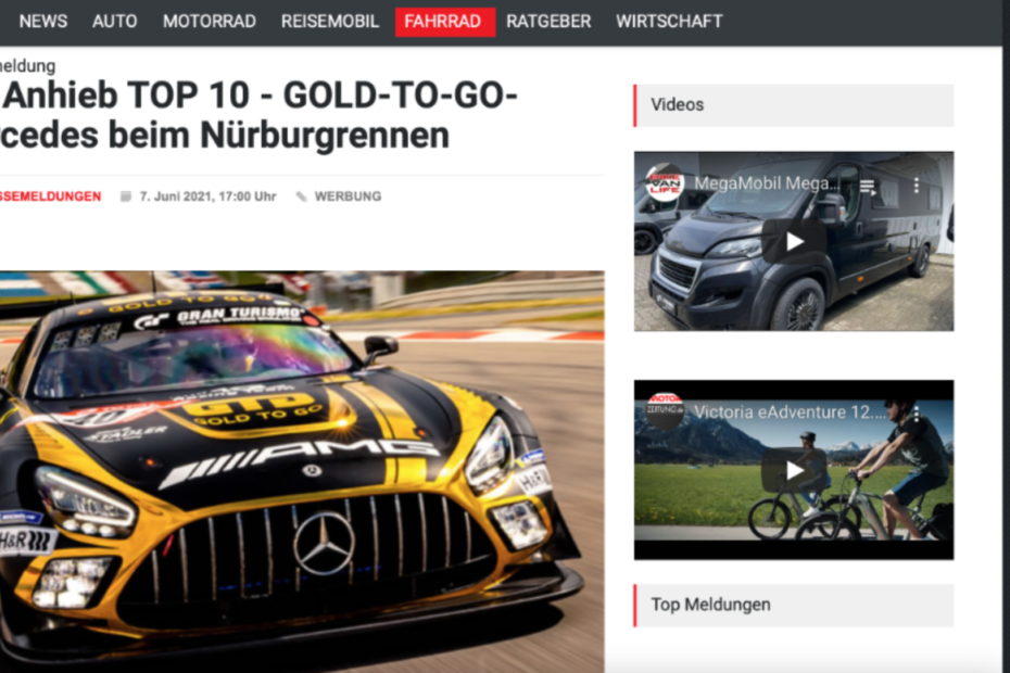 Motorsport.de Pressemitteilung